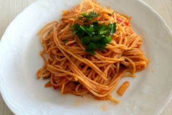 Mantarlı Spagetti Makarna