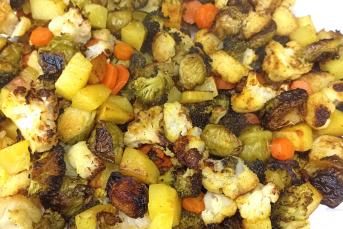 Fırında Karışık Vegan Kızartma Tarifi