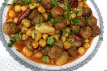 Misket Köfteli Nohut Yemeği Tarifi