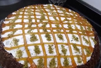 Muzlu Damla Çikolatalı Tart Kek