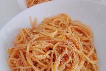 Sebzeli Tavuklu Spagetti