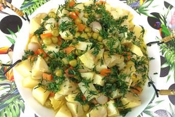 Bol Arpacık Soğanlı Ekşili Enginar Yemeği