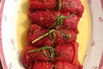 Peynirli Kapya Biber Sarması