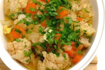 Portakallı Zeytinyağlı Karnabahar