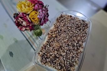 Muzlu Cevizli İrmik Tatlısı