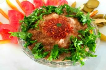 Hatay Usulü Bakla Ezmesi Mezesi