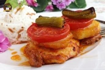 Fırında Patatesli Soslu Tavuk