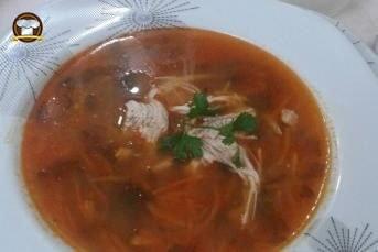 Sebzeli Tavuklu Kış Çorbası