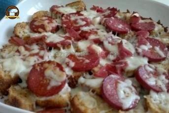 Fırında Yumurtalı Bayat Simit Kebabı