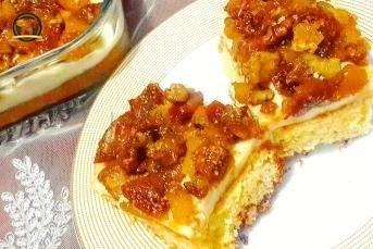 Kayısılı İncirli Kremalı Kek