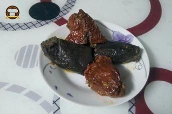 Kuru Patlıcan Ve Biber Dolması