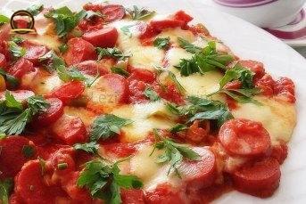 Kahvaltılık Domates Soslu Sosis