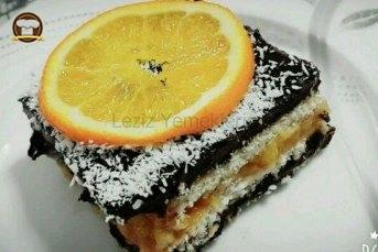 Portakallı Bisküvi Pastası