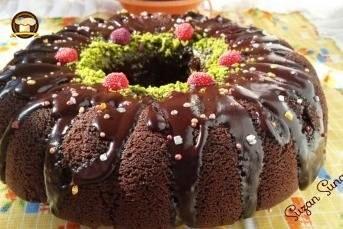 Browni Tadında Çaylı Kek