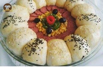 Pizza Görünümlü Poğaça