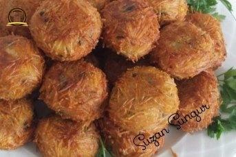 Tel Şehriyeli Patates Topları