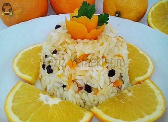 Portakallı Bademli Pilav