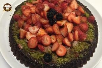 Çilekli Tart Kek Yapımı