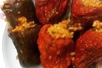 Kuru Biber Patlıcan Dolma