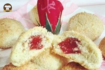 Gül Lokumlu Kurabiye