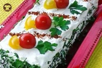 Köz Patlıcanlı Etimek Pastası