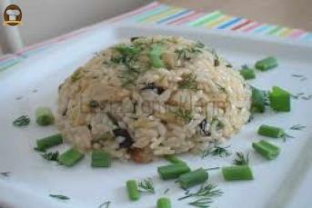 Ege Pilavı (Enginarlı Otlu Pilav)