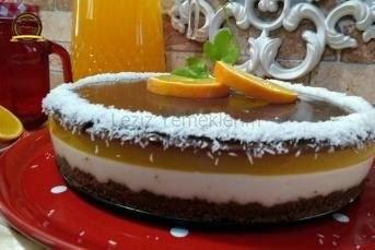 Portakal Soslu Cheesecake