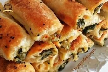 Ispanaklı Rulo Börek