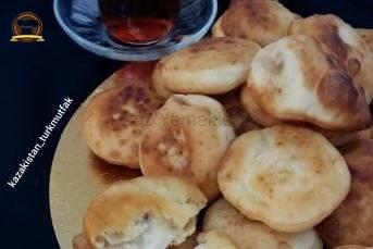 Kaşarlı Sucuklu Yağ Çekmeyen Pişi