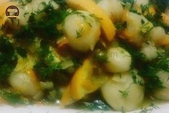 Portakallı Bezelyeli Yer Elması