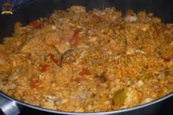 Tavuklu Mantarlı Bulgur Pilavı