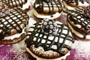 Çikolatalı Kremalı Burger Pasta