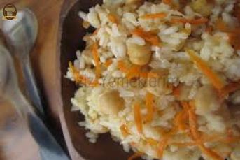 Havuçlu Nohutlu Pilav