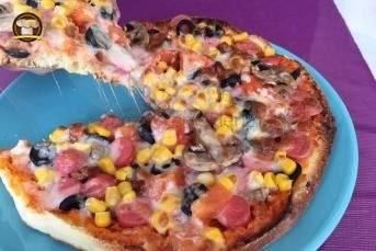 Bazlamadan Çok Kolay Pizza