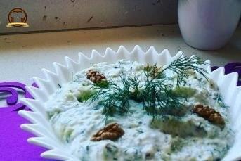 Kabaklı Cevizli Salata