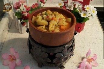 Patatesli Havuçlu Bezelye