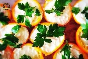 Portakal Çanağında Elmalı Havuçlu Kereviz Salatası