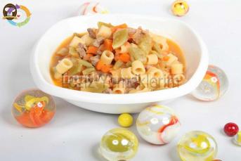 Fasulyeli Etli Makarna