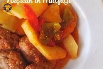 Patatesli Köfte Yemeği