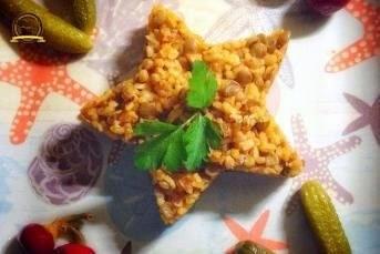Nefis Mercimekli Bulgur Pilavı
