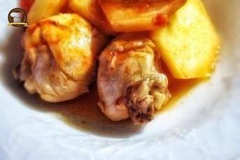 Patatesli Tavuk Baget Yemeği
