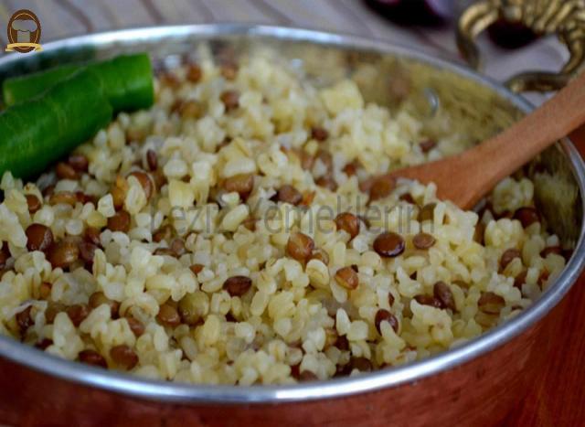 Mercimekli Bulgur Pilavı