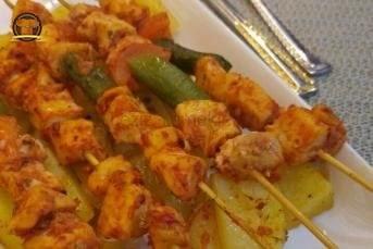 Fırında Tavuk Şiş Tarifi