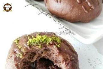 Çikolata Dolgulu Kakaolu Tatlı Poğaça