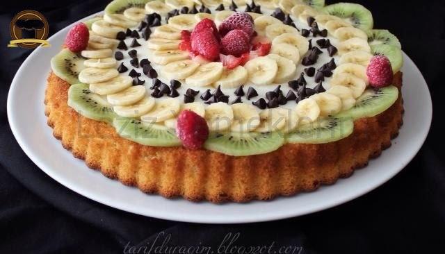 Meyveli Tart Kek Leziz Yemeklerim