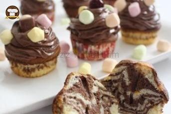 Zebra Cupcake
