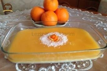 Portakallı Sütlü İrmik Tatlısı