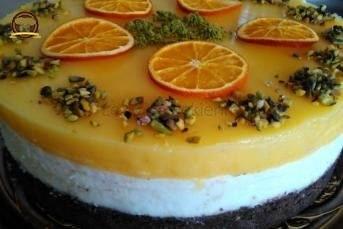 Portakallı Sütlü İrmik Pastası
