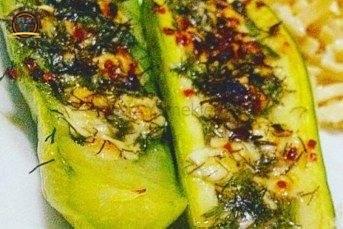 Fırında Diyet Kabak Sandalı