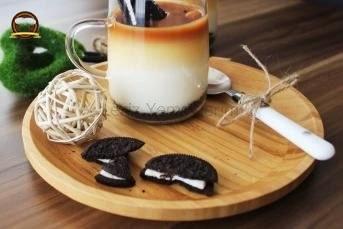 Karamel Soslu Oreolu Muhallebi